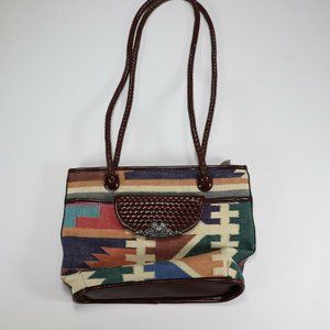 Legacy Chicago Womens Brown & Multicolor Shoulder